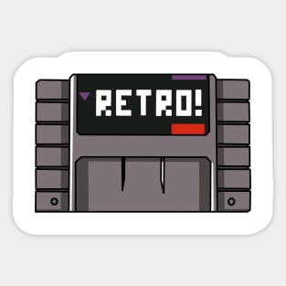 Retro Gamer Tee (16 Bit Era) Sticker